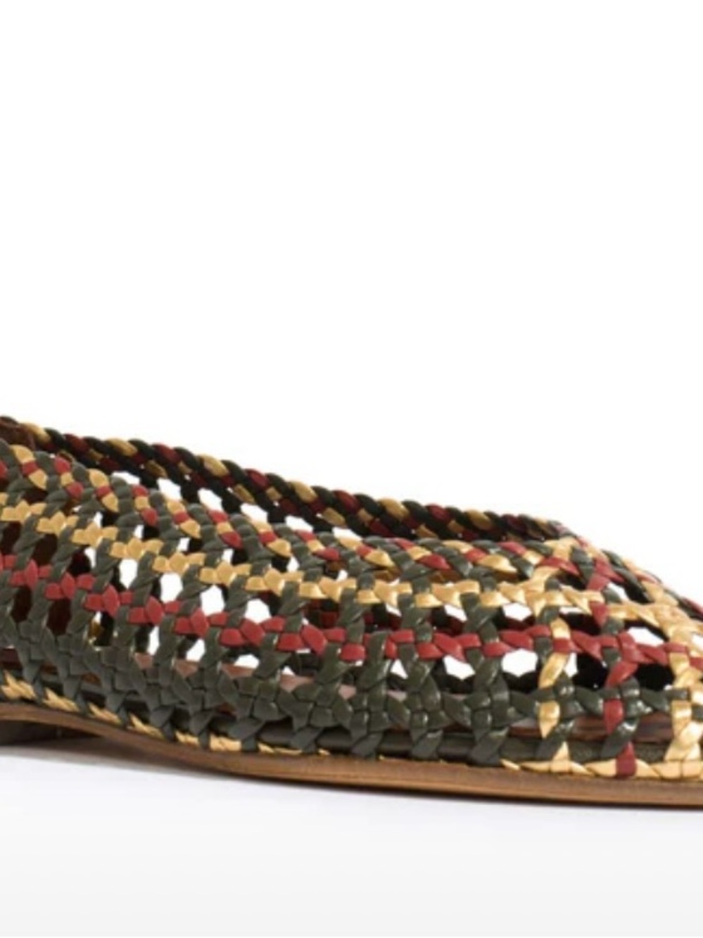Anonymous Copenhagen Woven Leather Ballet Flats - like new condition - Picture 3 of 9